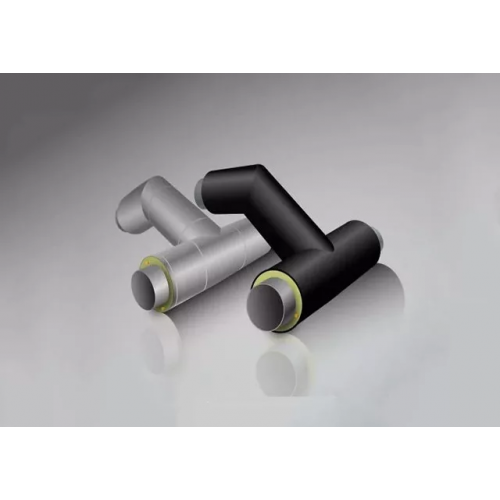 Тройниковое ответвление стальное ППУ ПЭ с МЗИ тип 2 09Г2С 45х3,5х32х3х1200х730 мм ГОСТ 8732-78