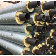 Труба в ППУ изоляции стальная в полиэтиленовой оболочке тип 1 Ст10 Ду57 57х3,5х125х2,5х31,5 мм ГОСТ 10705-80