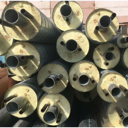 Труба в ППУ изоляции со спутником в полиэтиленовой оболочке тип 1 09Г2С Ду32 108х5 мм ГОСТ 8732-78